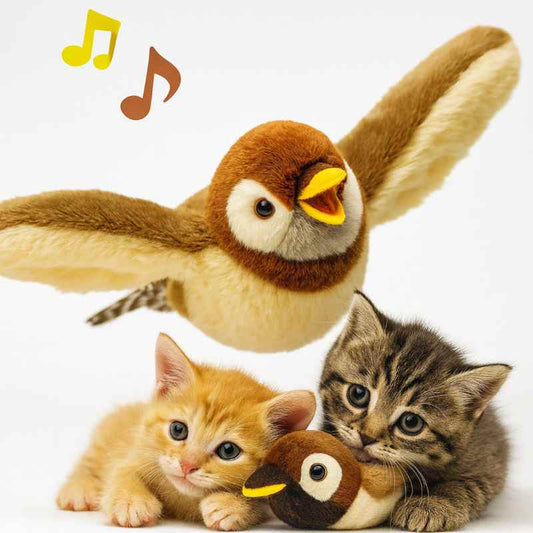 Fluffy Bird Cat Toy